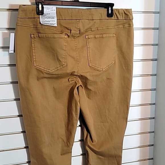 Westbound Woman Jeans 24W High Rise Fit And Skinny Khaki Regular Length - Picture 3 of 9